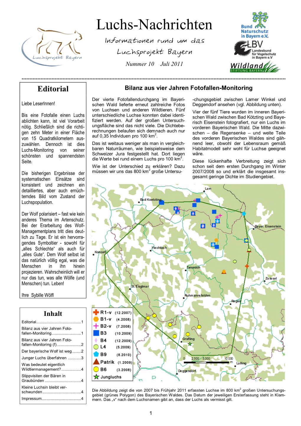 Luchs-Nachrichten 10 Vom Juli 2011