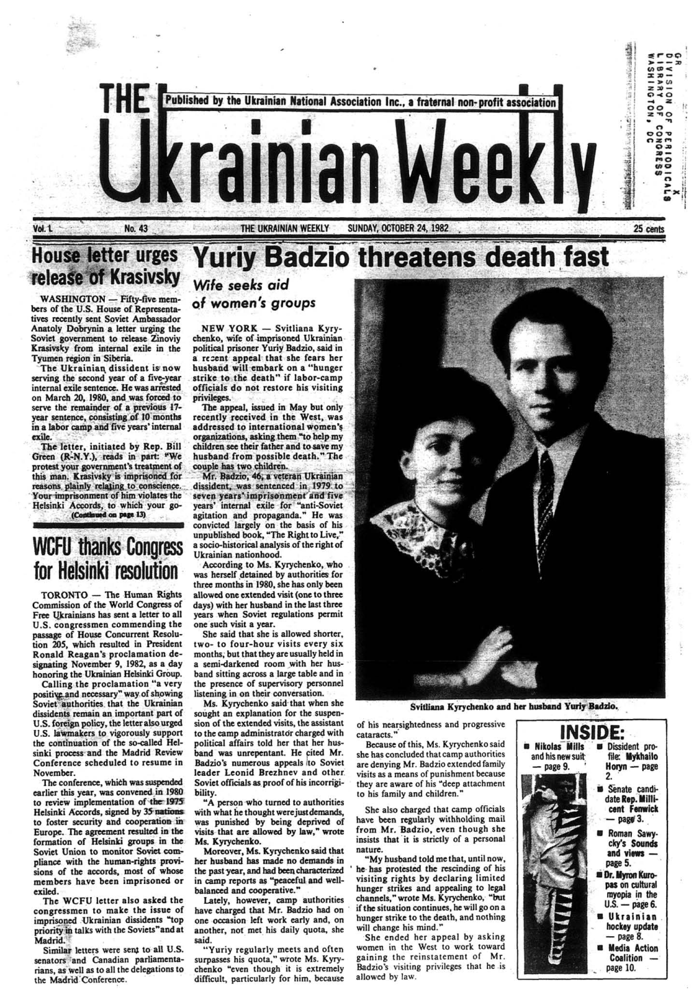 The Ukrainian Weekly 1982, No.43