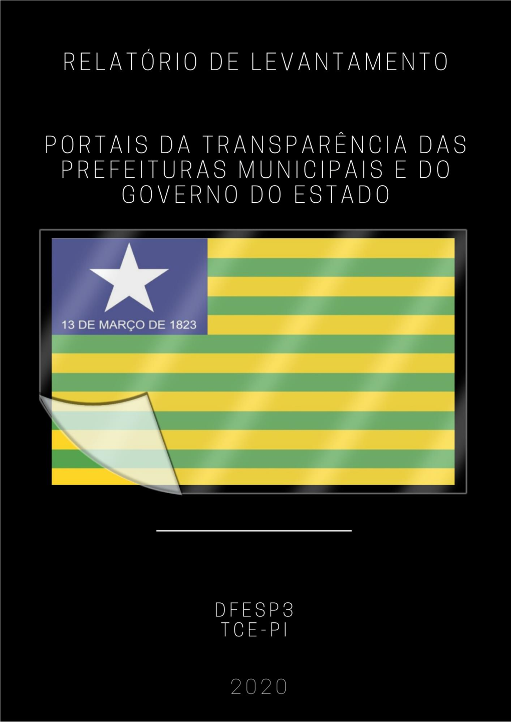 Relatório De Levantamento Dos Portais Da Transparência Das 224 Prefeituras Municipais E Do Governo Do Estado Do Piauí