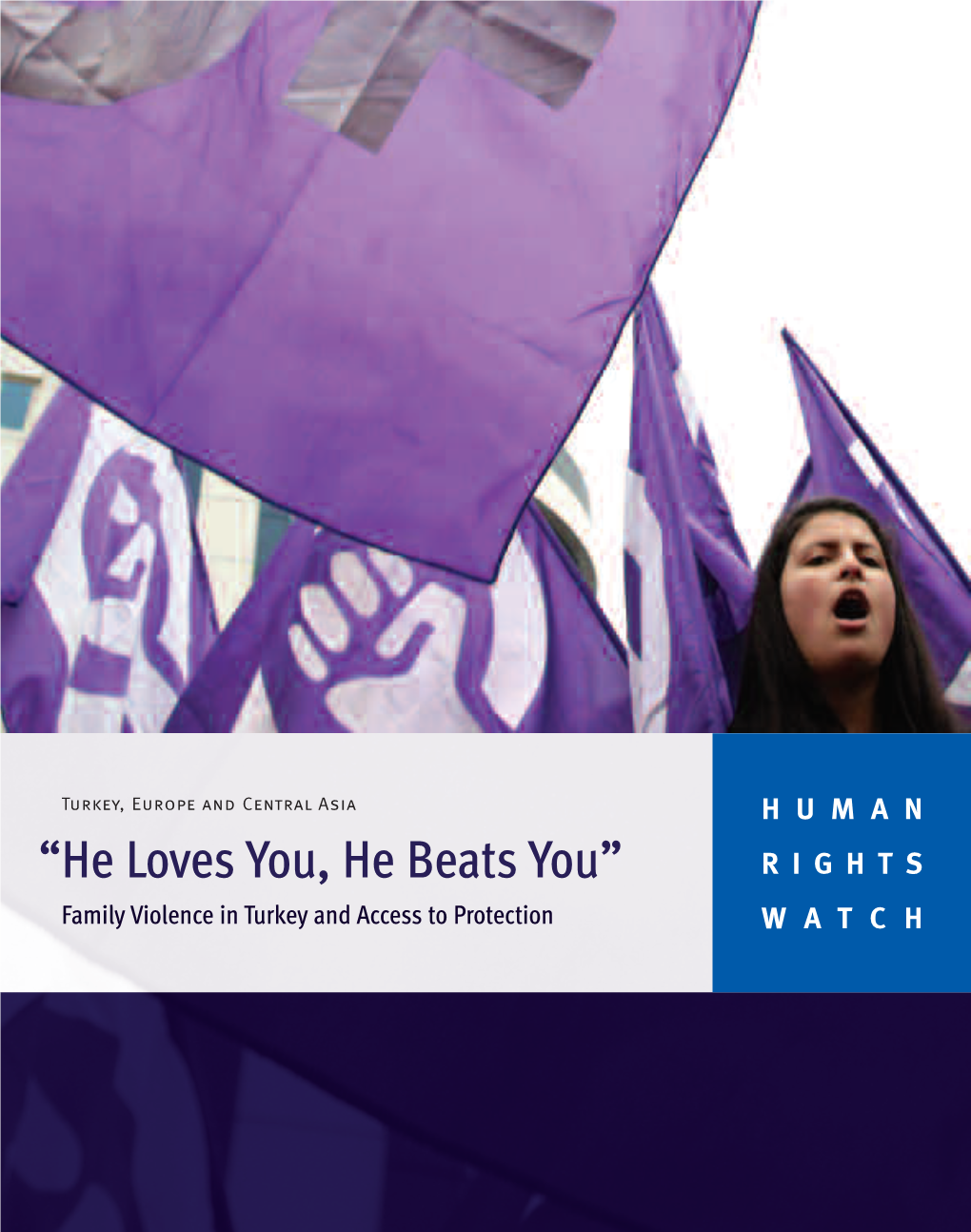 “He Loves You, He Beats You” RIGHTS Family Violence in Turkey and Access to Protection WATCH