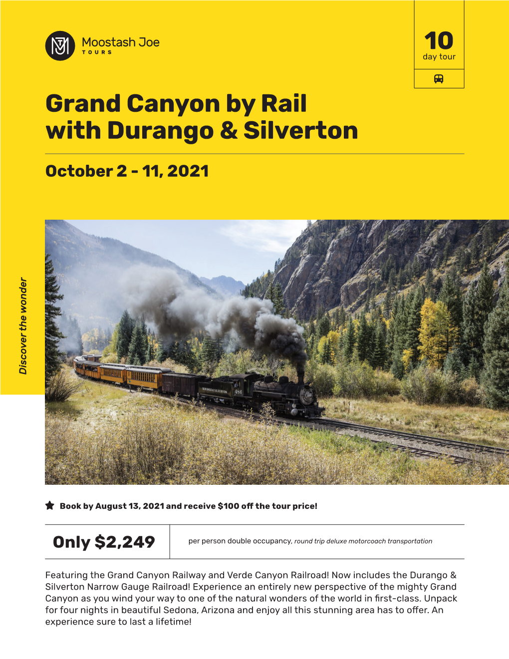 10 Grand Canyon by Rail with Durango & Silverton