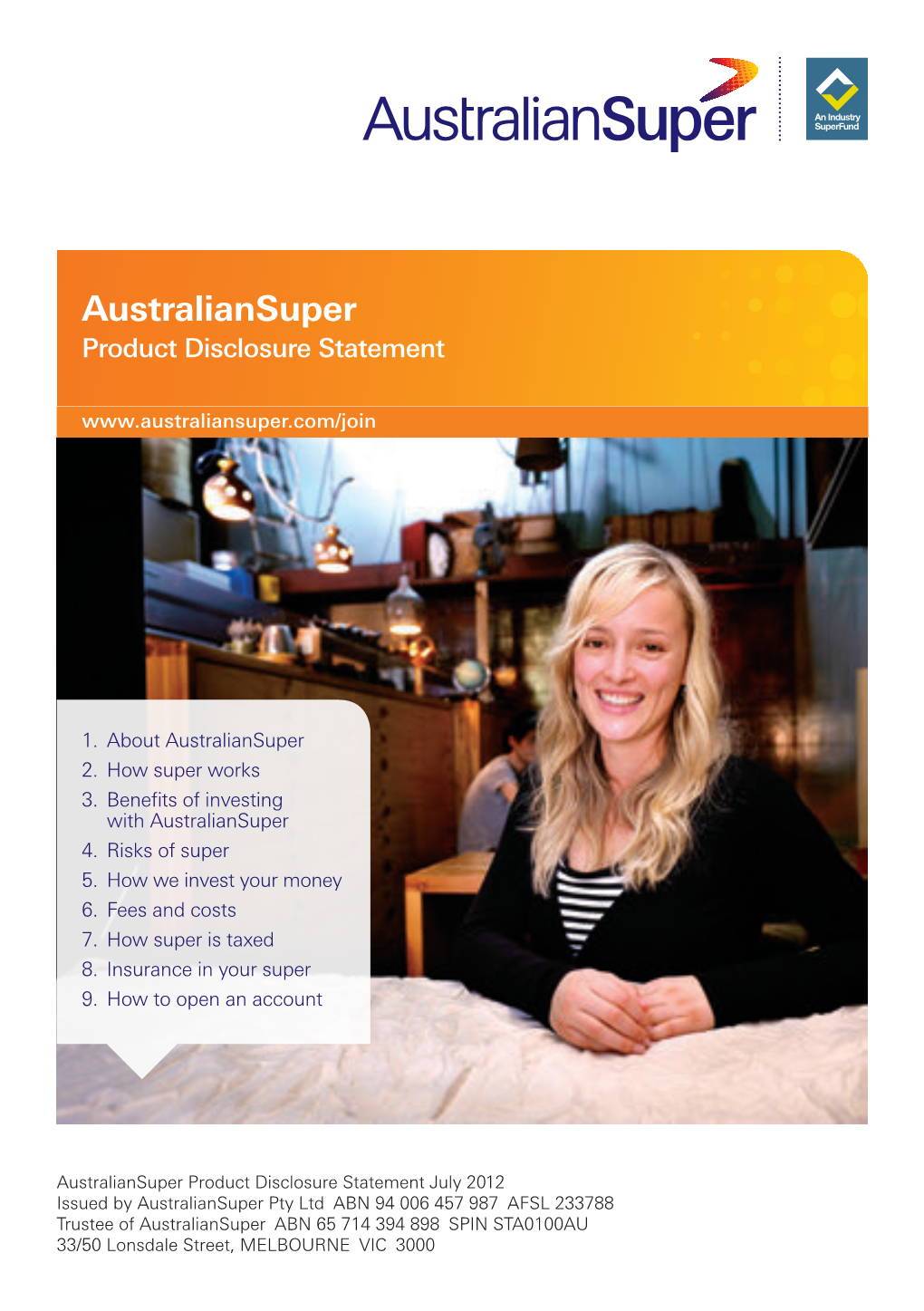 Australiansuper Product Disclosure Statement