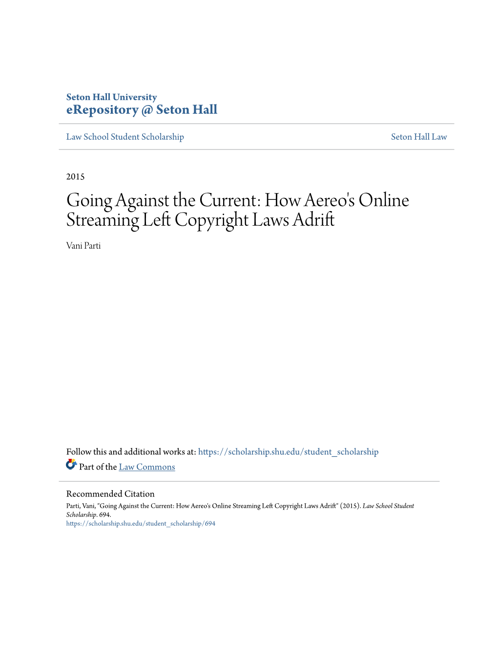 How Aereo's Online Streaming Left Copyright Laws Adrift