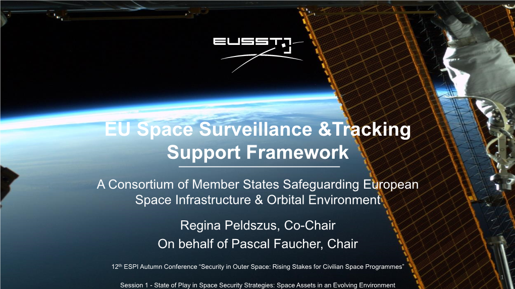 EU Space Surveillance &Tracking Support Framework
