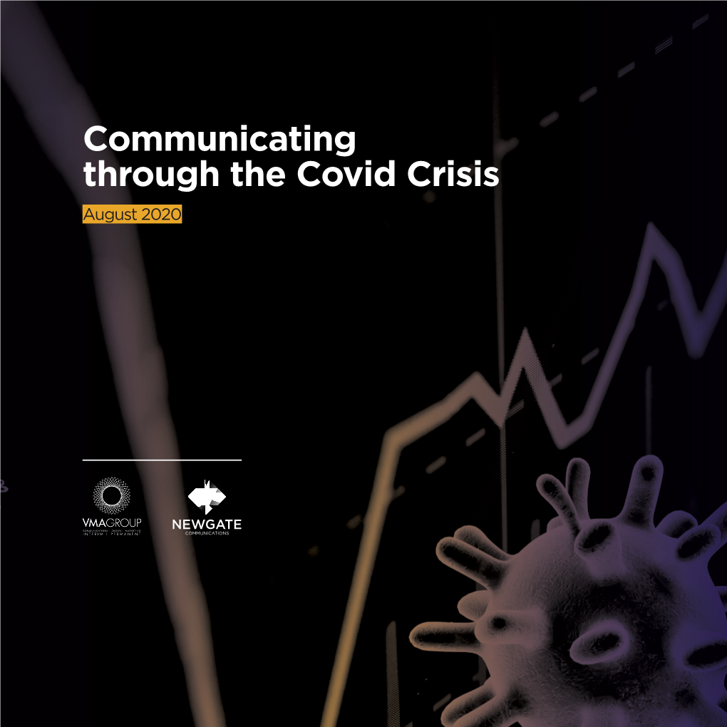 Communicating Through the Covid Crisis August 2020
