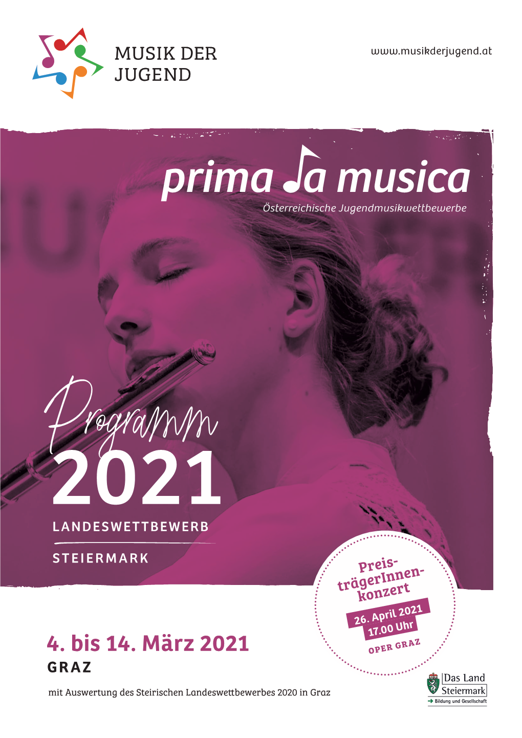 Prima La Musica 2021 Progra