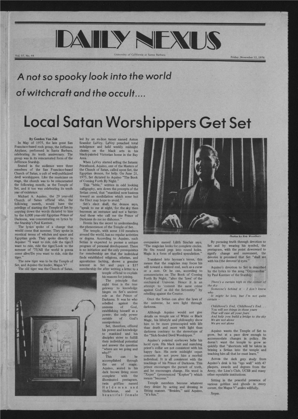 Local Satan Worshippers Get Set