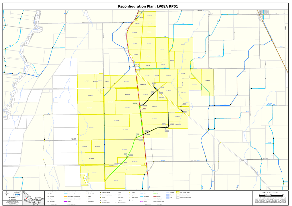 Reconfiguration Plan: LV08A RP01 *# *# Macorna Rd *