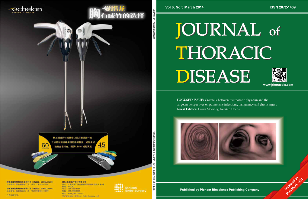 Vol 6, No 3 March 2014 ISSN 2072-1439 Indexed in Pubm Ed
