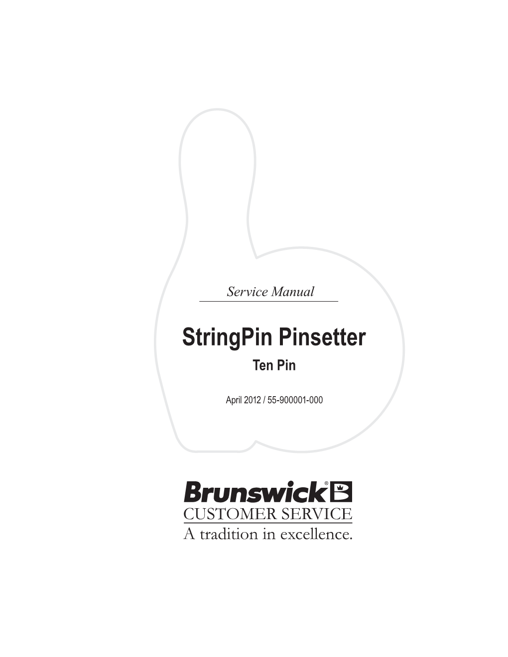 Stringpin Pinsetter Service Manual
