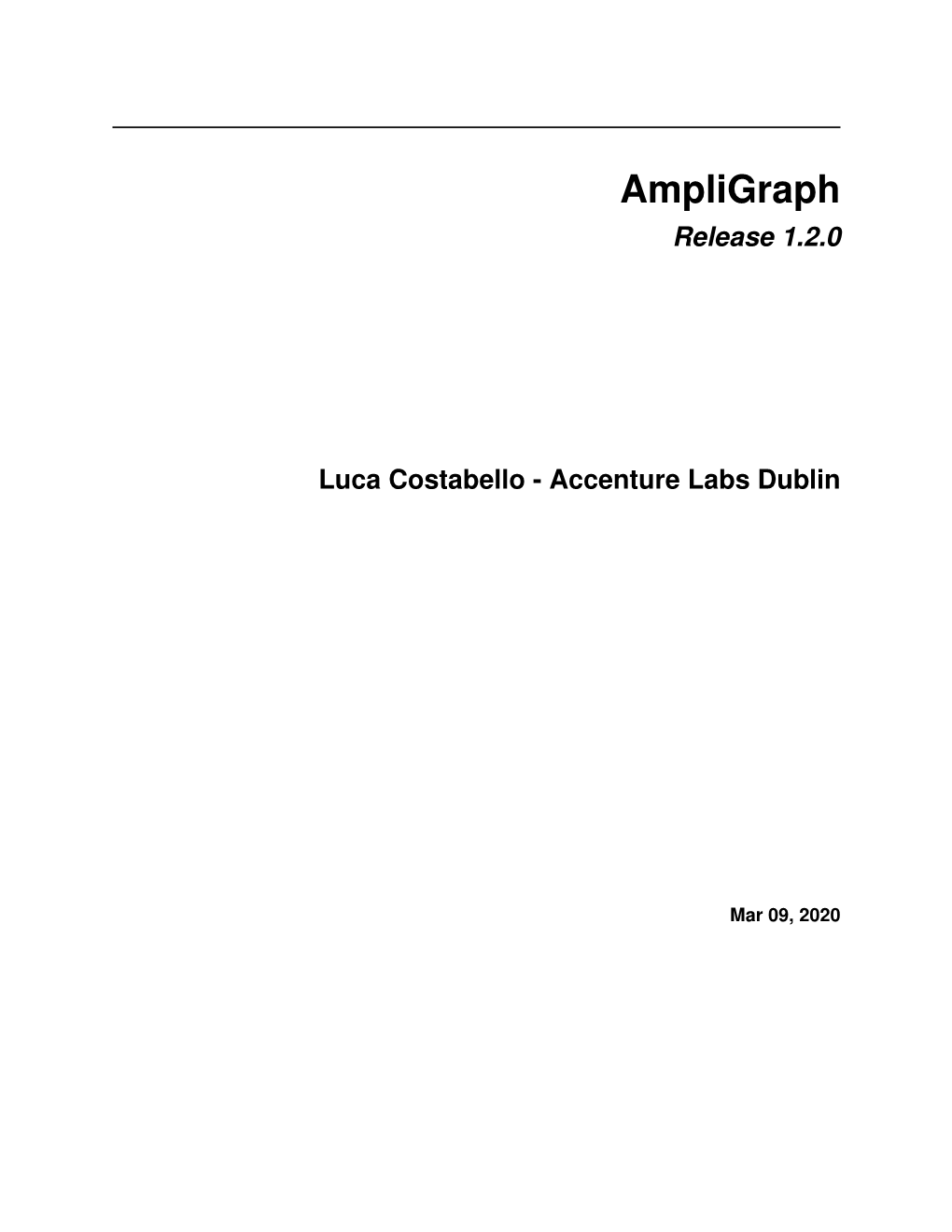 Release 1.2.0 Luca Costabello