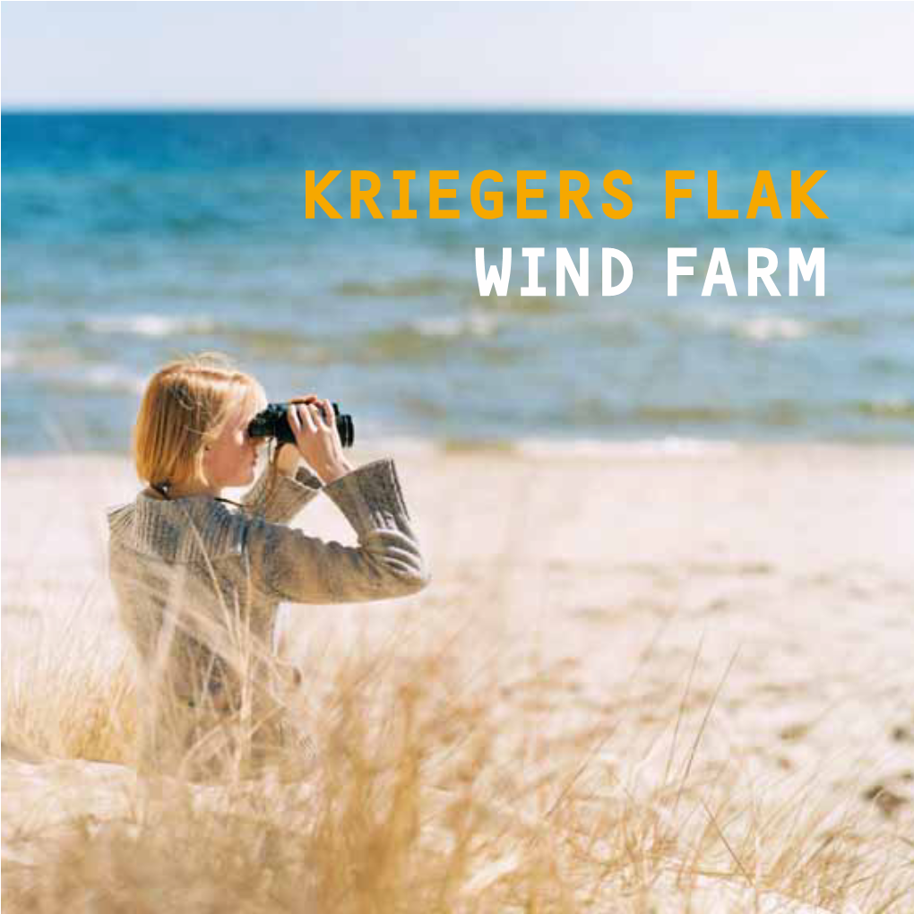 KRIEGERS FLAK WIND FARM KRIEGERS FLAK Wind Farm