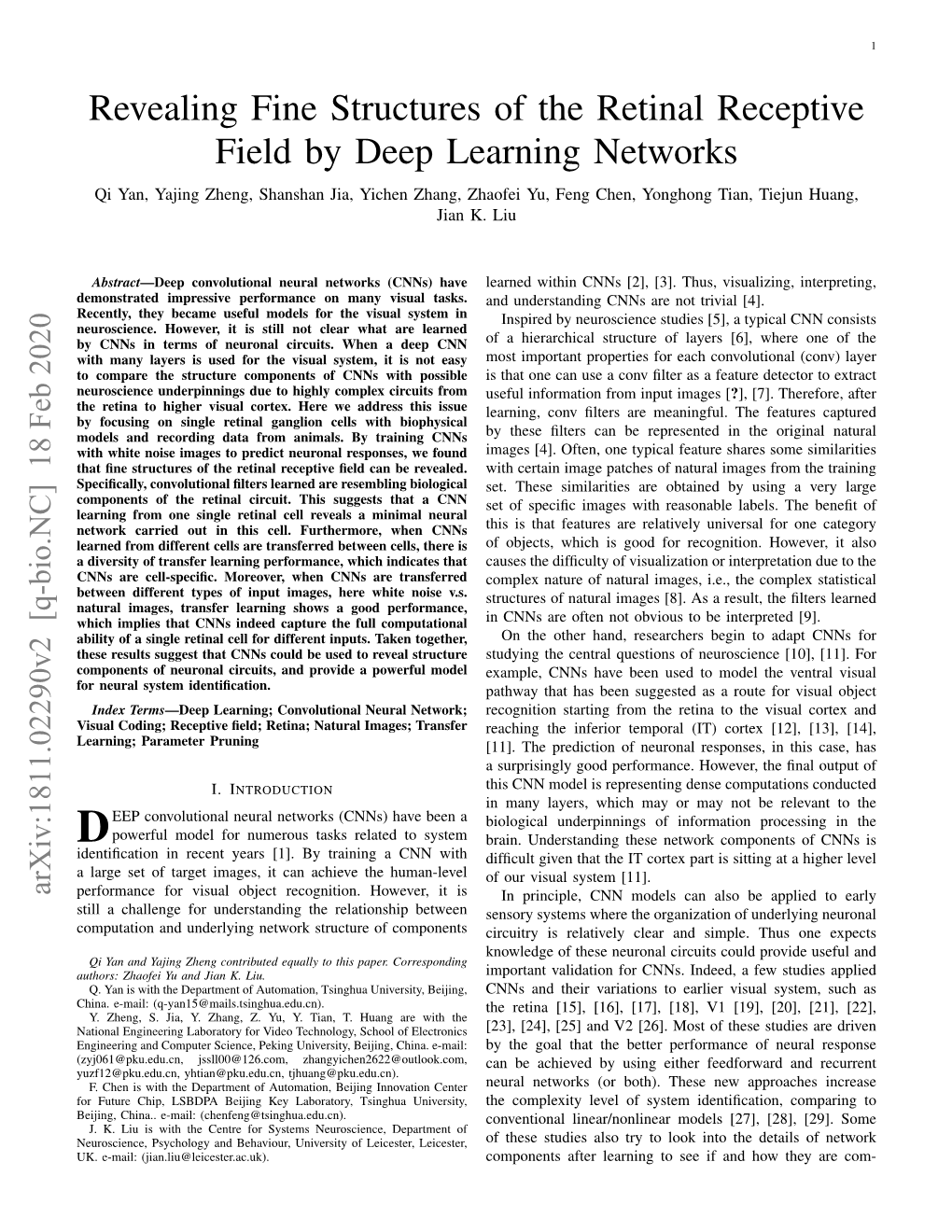 Revealing Fine Structures of the Retinal Receptive Field by Deep Learning Networks