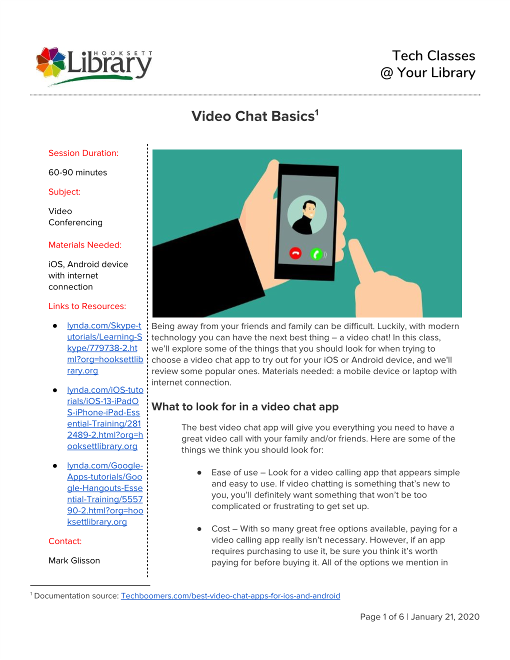 Video Chat Basics 1