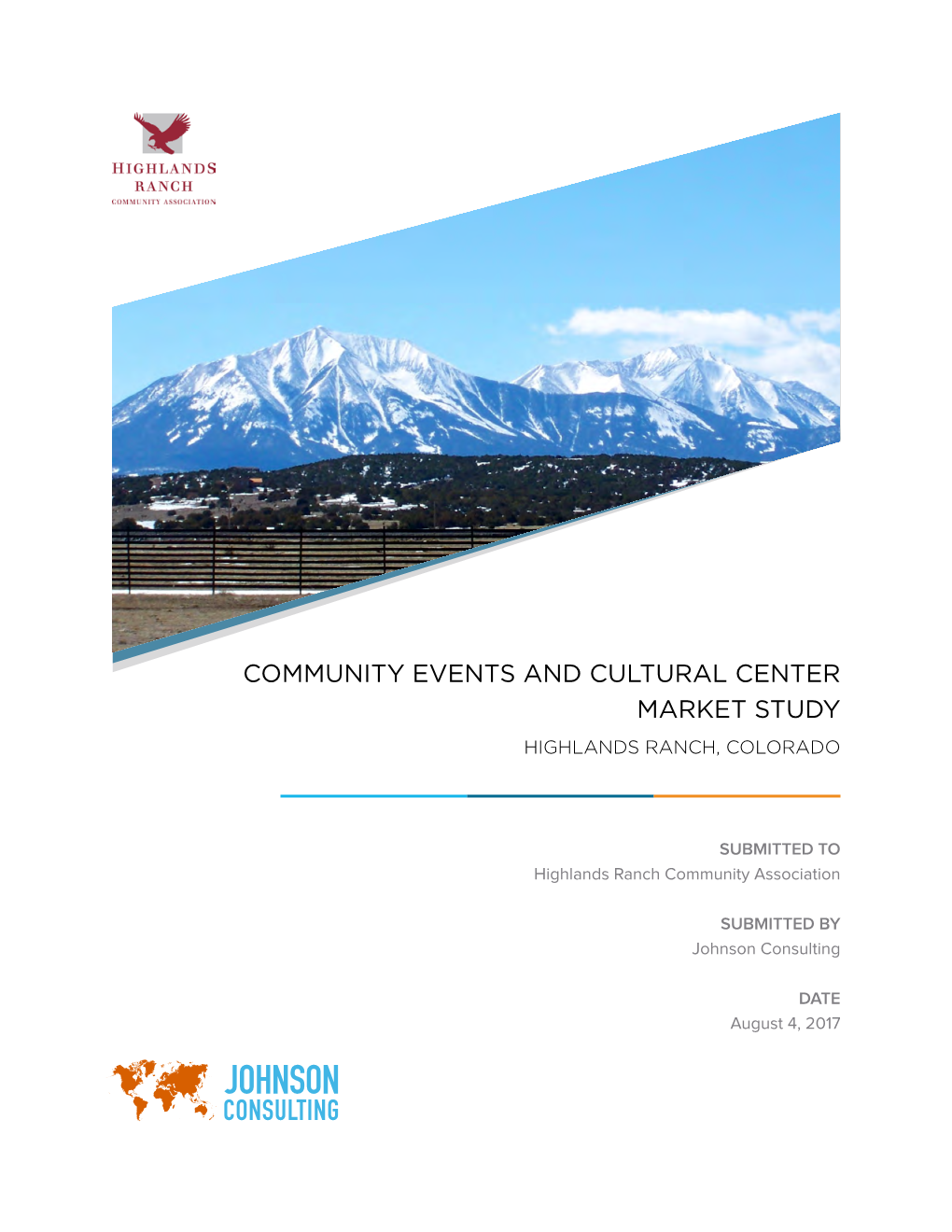 Community Events and Cultural Center Market Study Highlands Ranch, Colorado