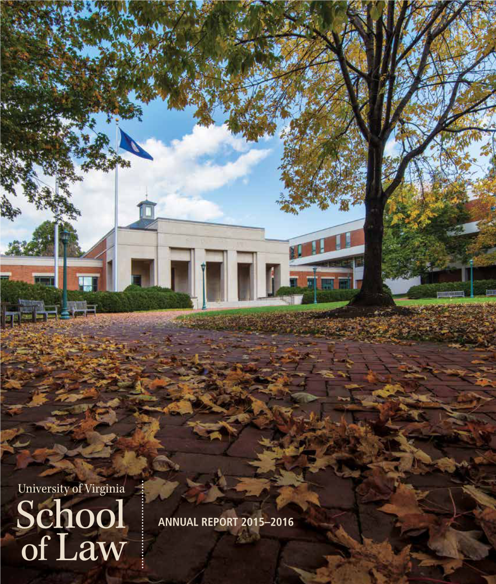 School Annual Report 2015–2016 of Law