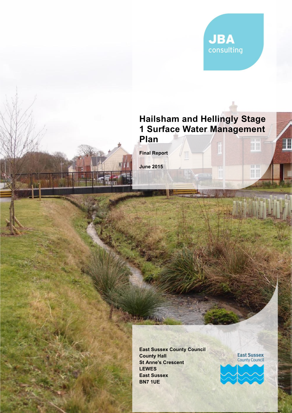 Hailsham and Hellingly Stage 1 Surface Water Management Plan