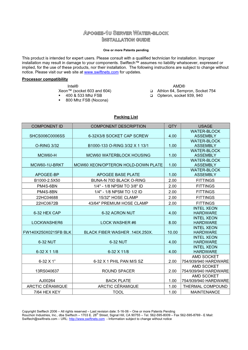 Installation Guide