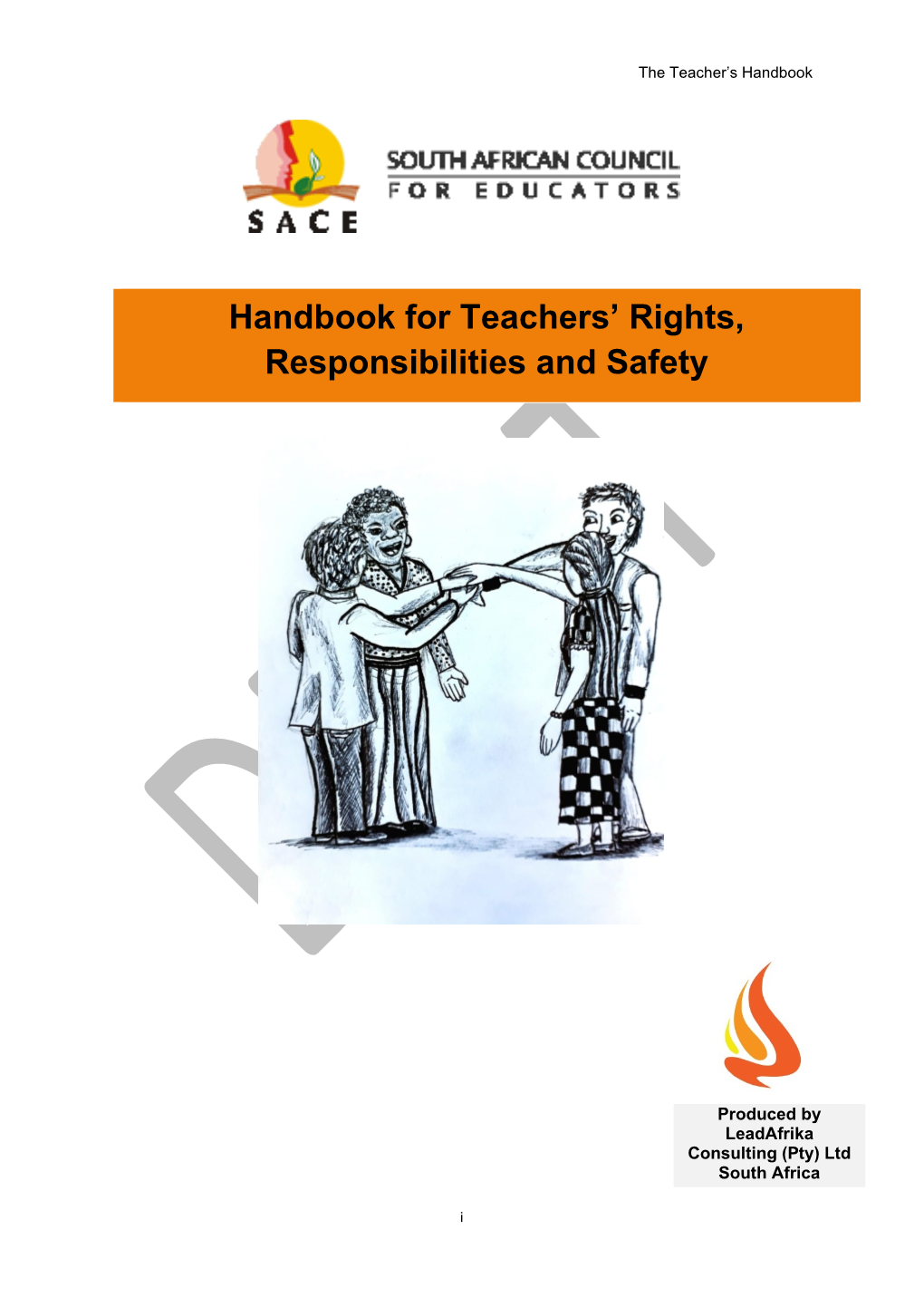 Handbook for Teachers' Rights, Responsibilities and Safety