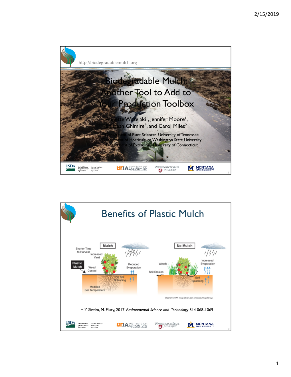 Benefits of Plastic Mulch