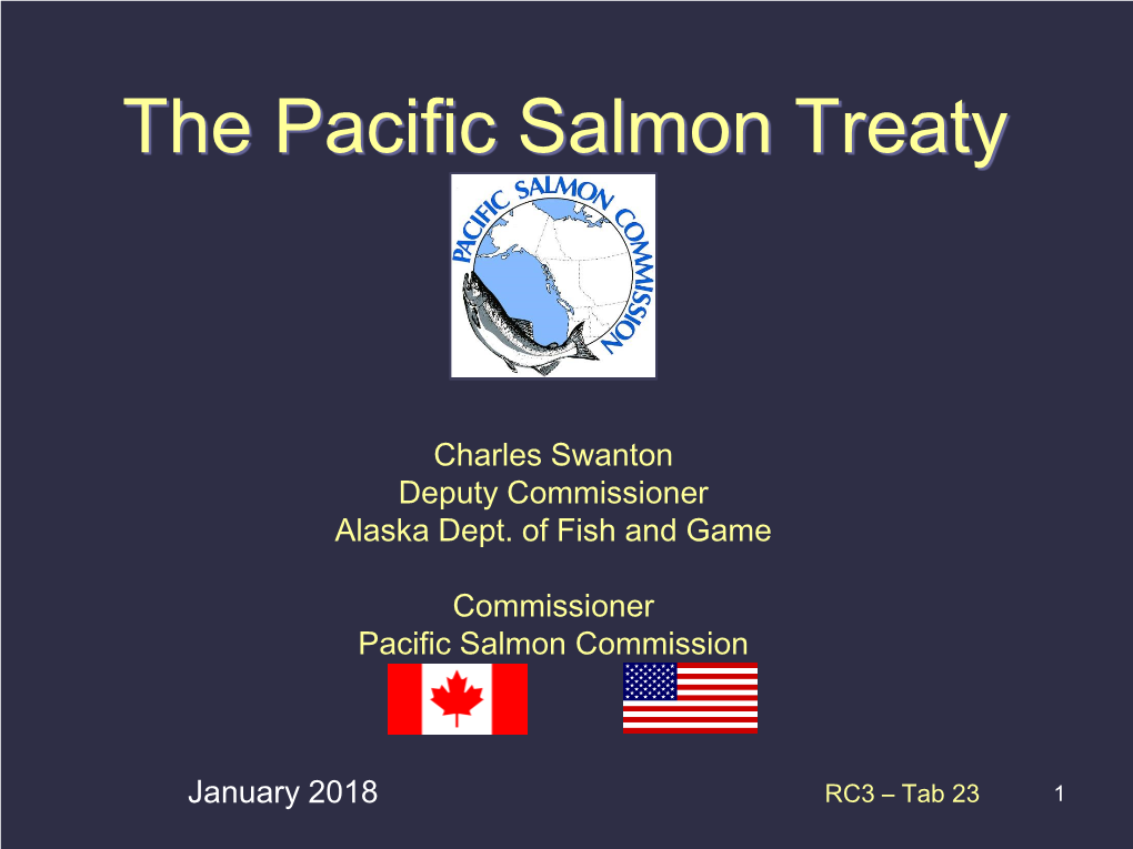 The Pacific Salmon Treaty