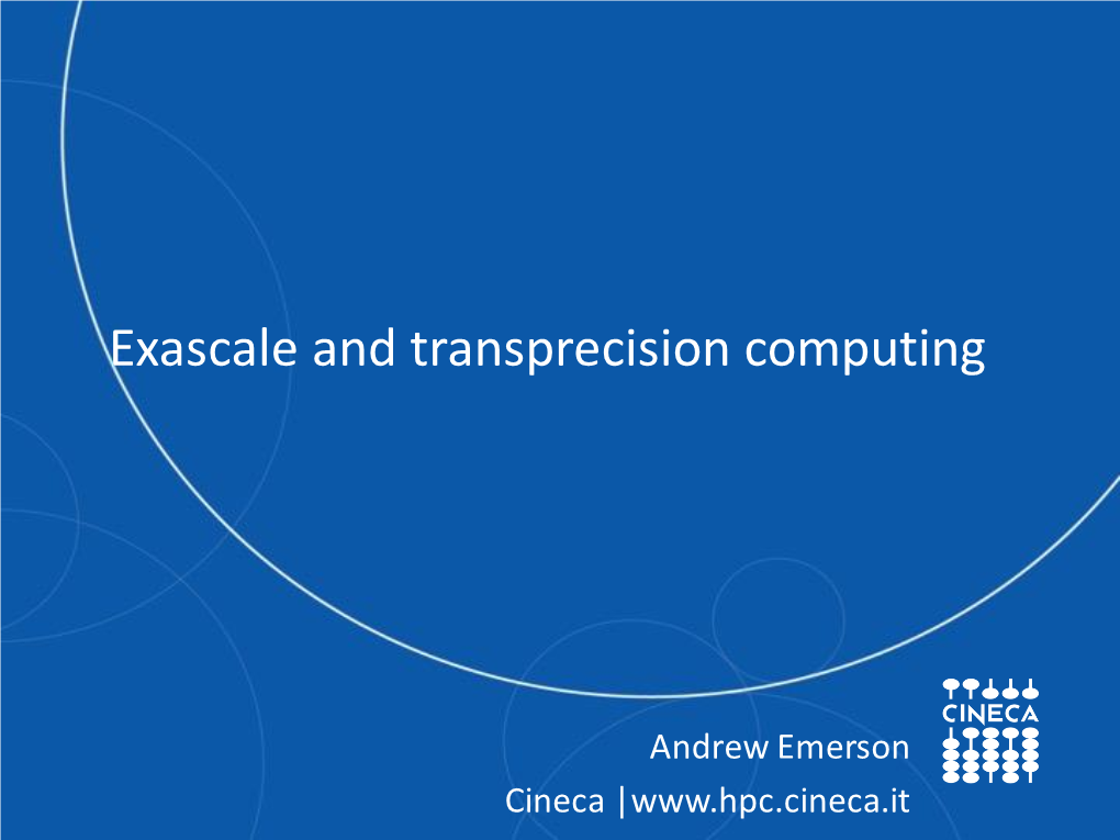 Introduction to High Performance Computing