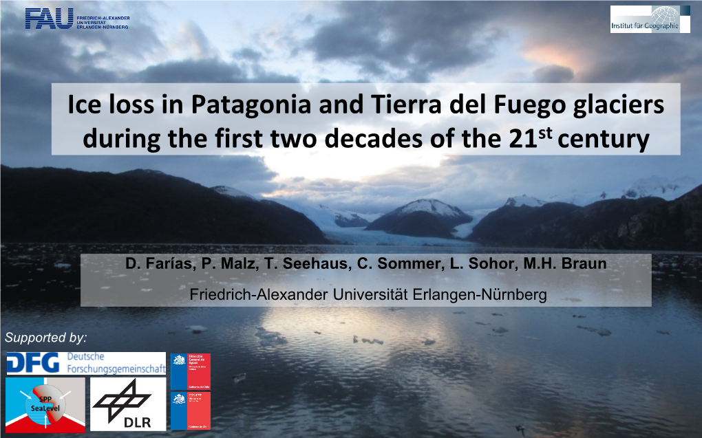 Ice Loss in Patagonia and Tierra Del Fuego Glaciers During the First Two Decades of the 21St Century