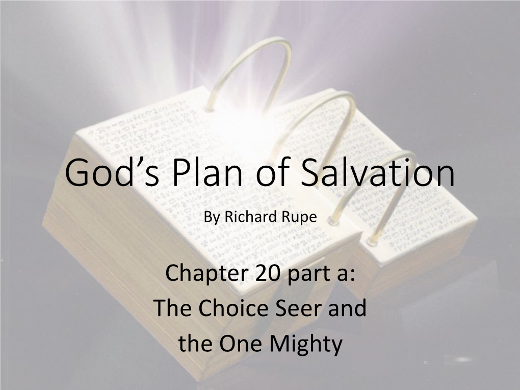 God's Plan of Salvation