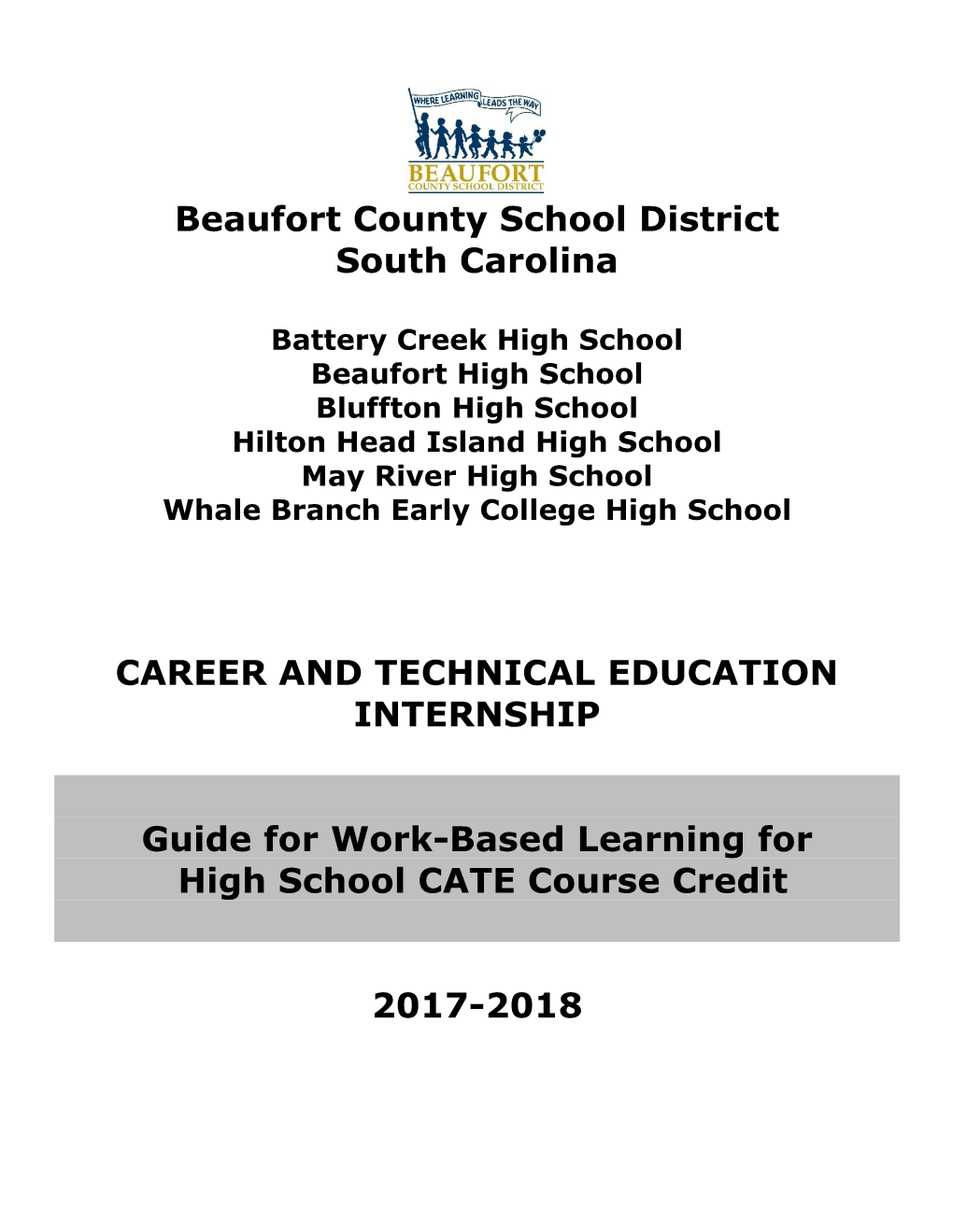 Beaufort County School District South Carolina CAREER AND