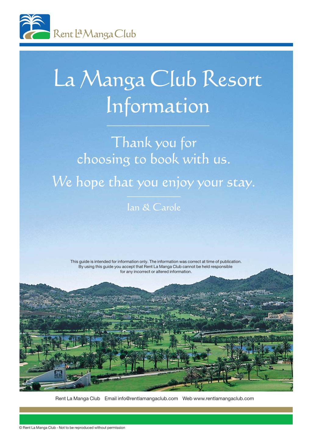 La Manga Club Resort Information