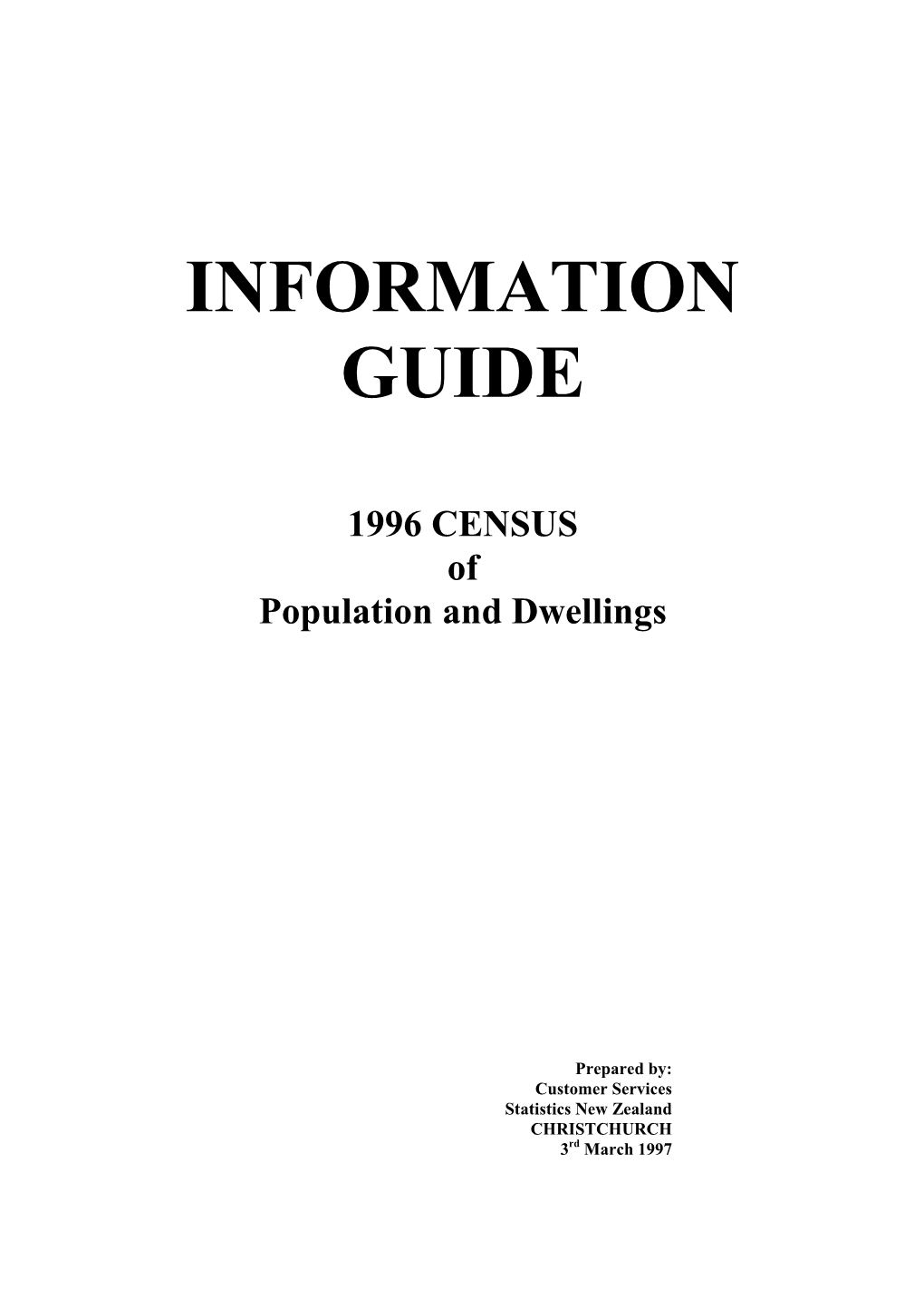 Information Guide