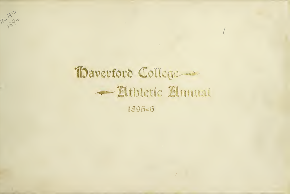 Haverford College Athletic Annual 1895-96