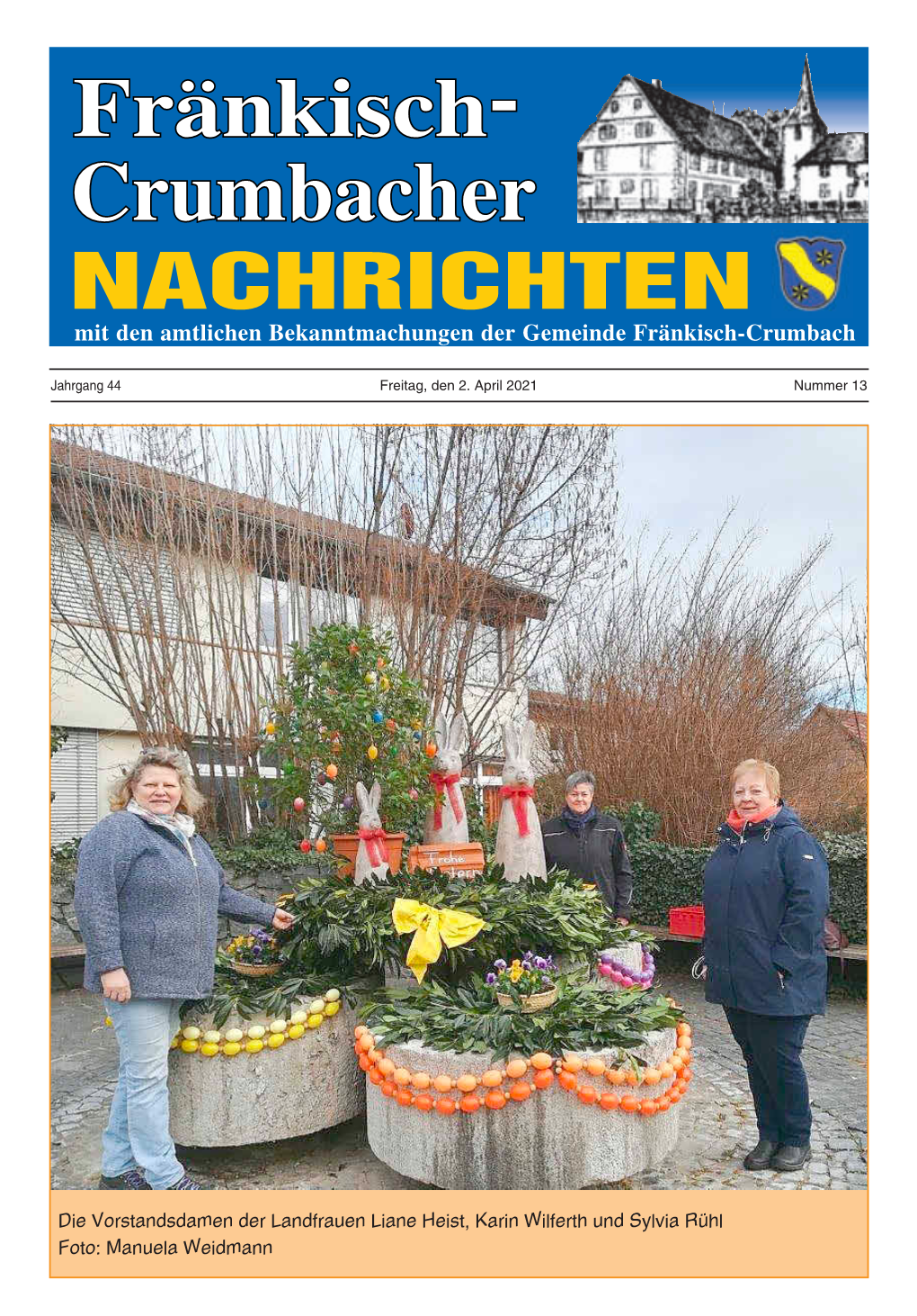 Die Vorstandsdamen Der Landfrauen Liane Heist, Karin Wilferth Und Sylvia Rühl Foto: Manuela Weidmann Fränkisch-Crumbach - 2 - Nr