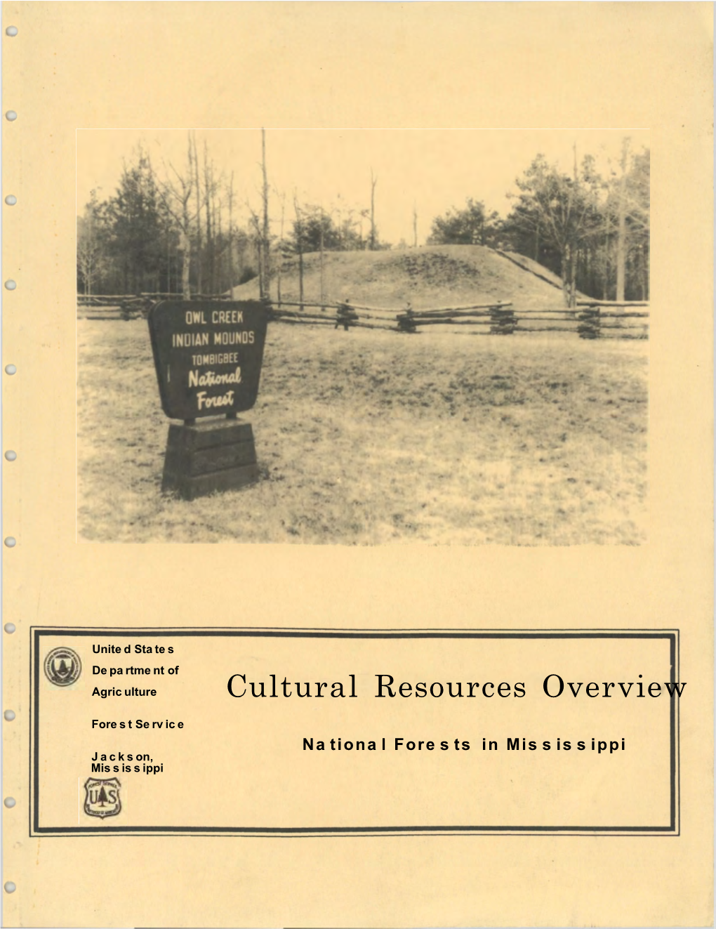 Cultural Resources Overview