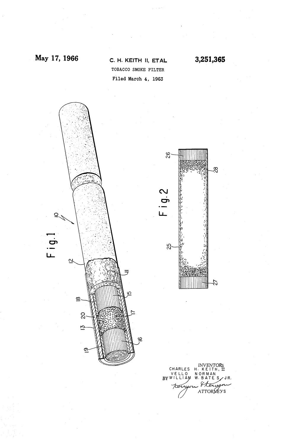 May 17, 1966 C. H. KEITH 11, ETAL 3,251,365 Filed March 4, 1963