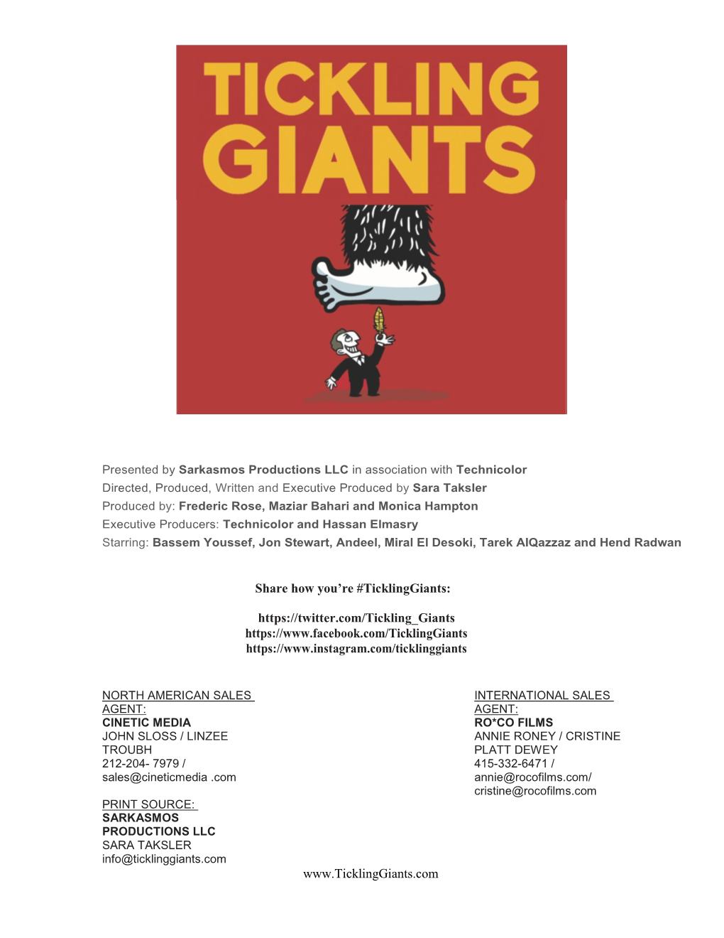 Tickling Giants Follows the Team of Al Bernameg As They Discover Democracy Is Not Easily Won
