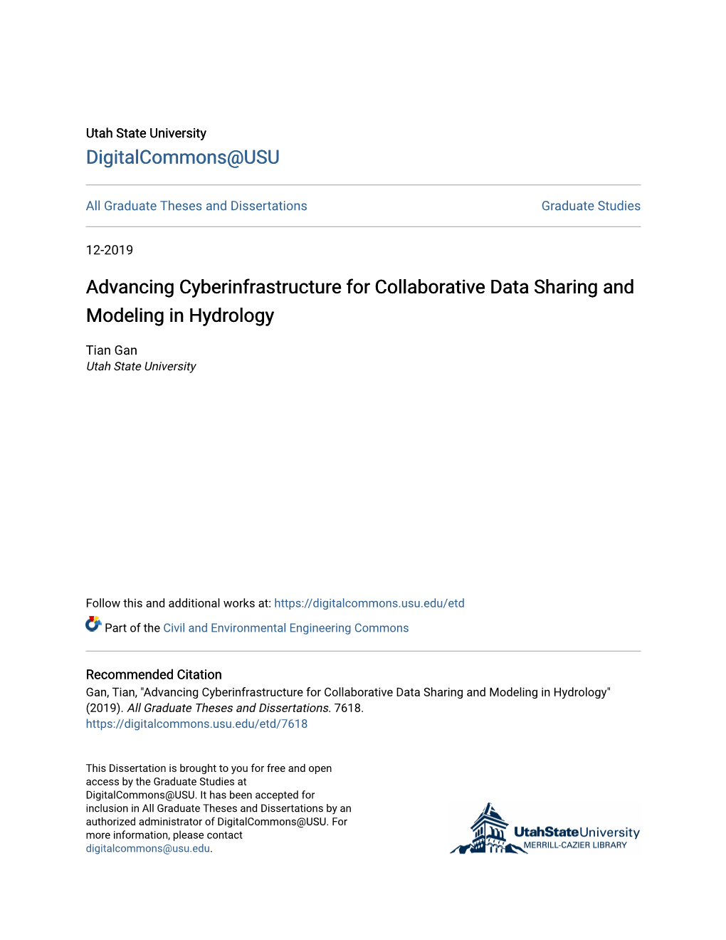 Advancing Cyberinfrastructure for Collaborative Data Sharing and Modeling in Hydrology