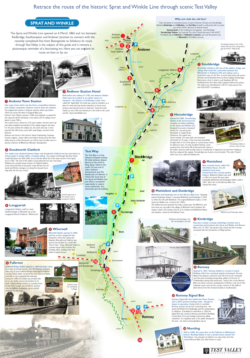 Retrace the Route of the Historic Sprat and Winkle Line Through Scenic Test Valley