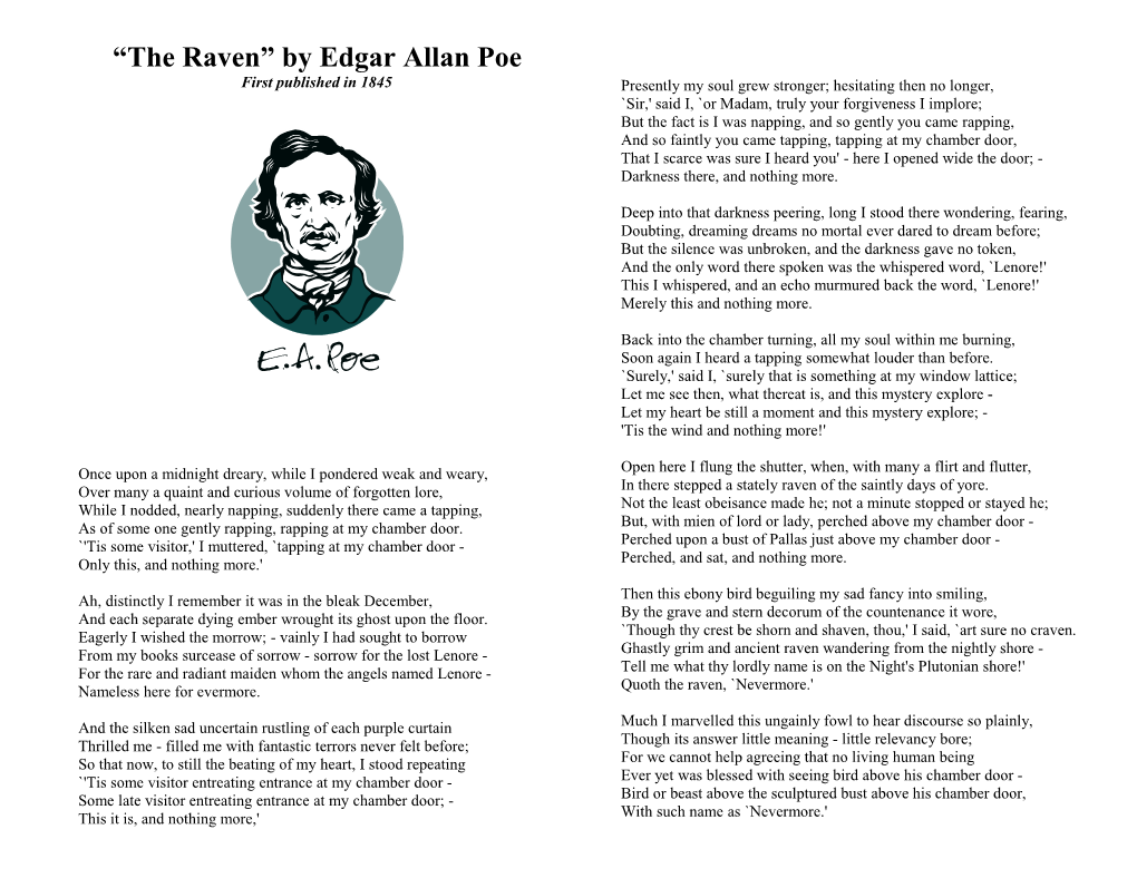 The Raven by Edgar Allan Poe