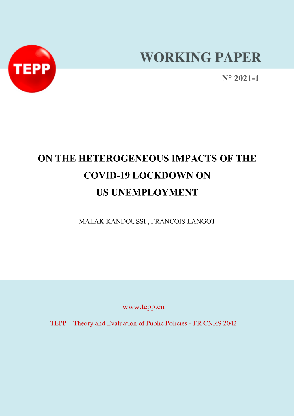 On the Heterogeneous Impacts of the Covid-19 Lockdown on Us Unemployment