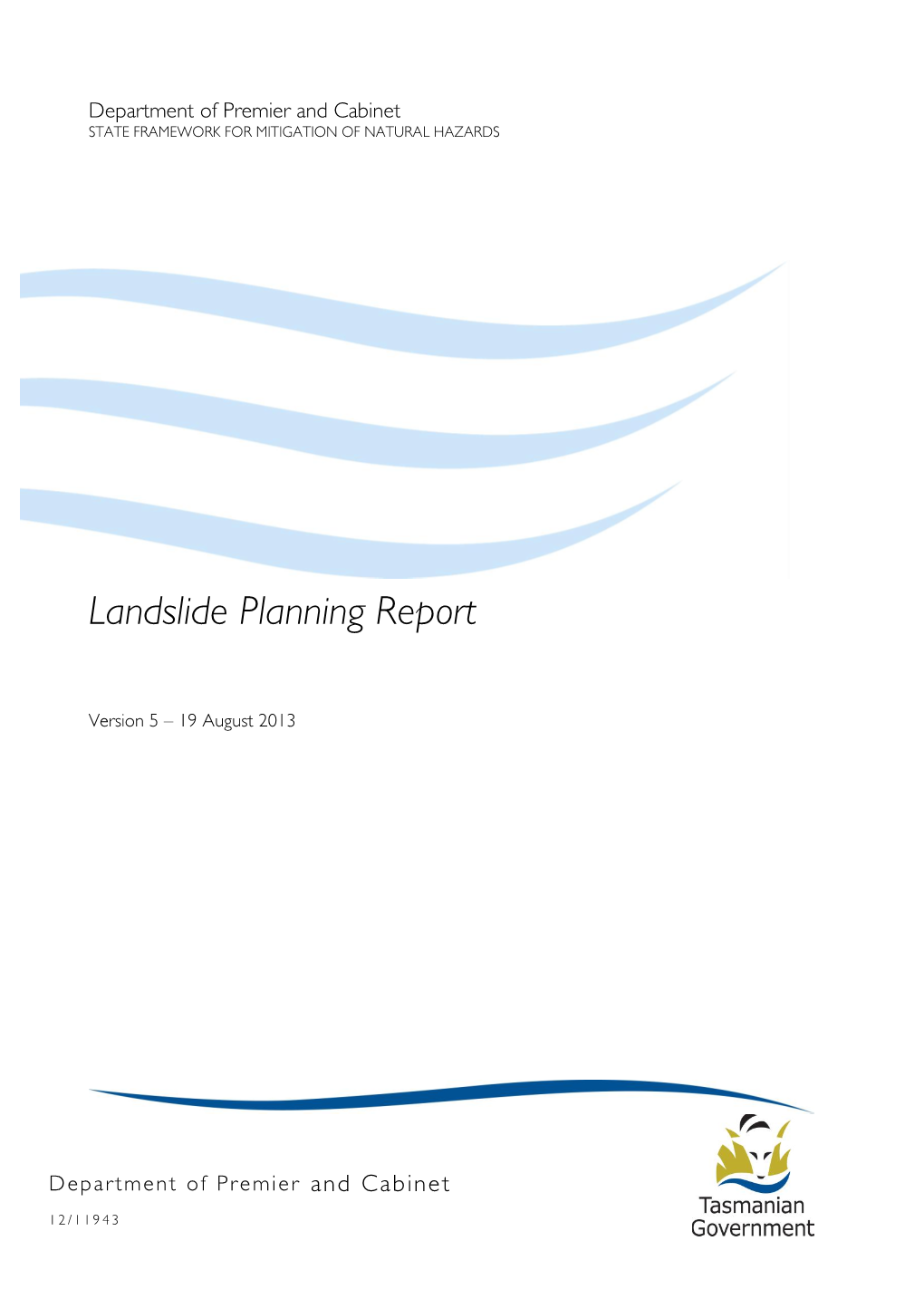 Landslide Planning Report