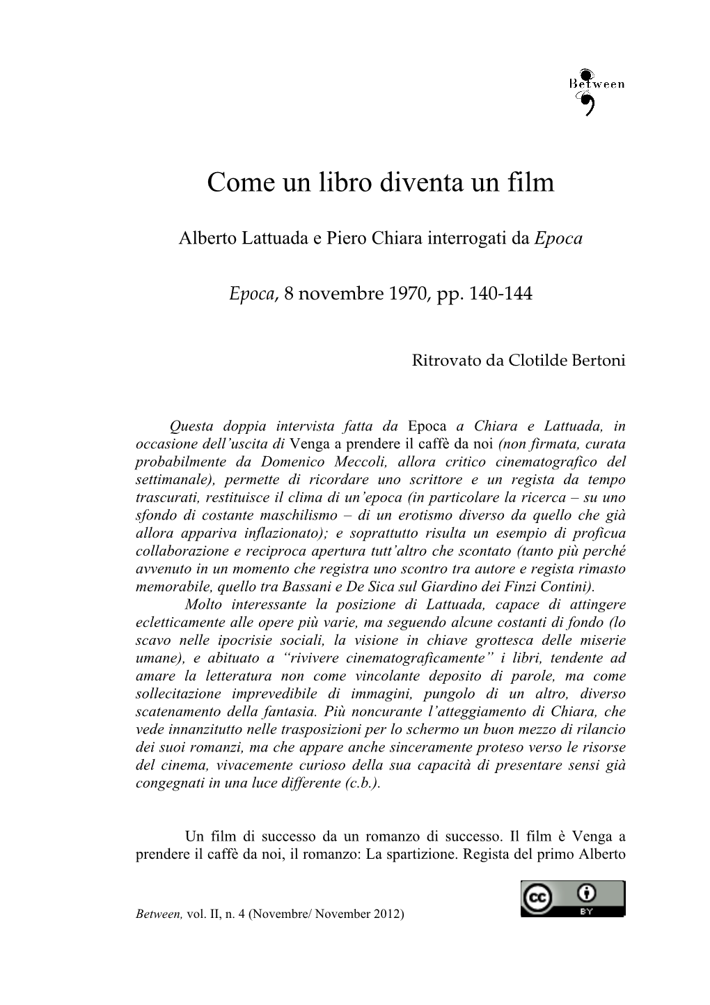 Come Un Libro Diventa Un Film