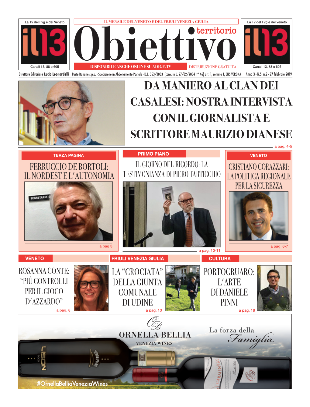 DA MANIERO AL CLAN DEI CASALESI: NOSTRA INTERVISTA CON IL GIORNALISTA E SCRITTORE MAURIZIO DIANESE a Pag