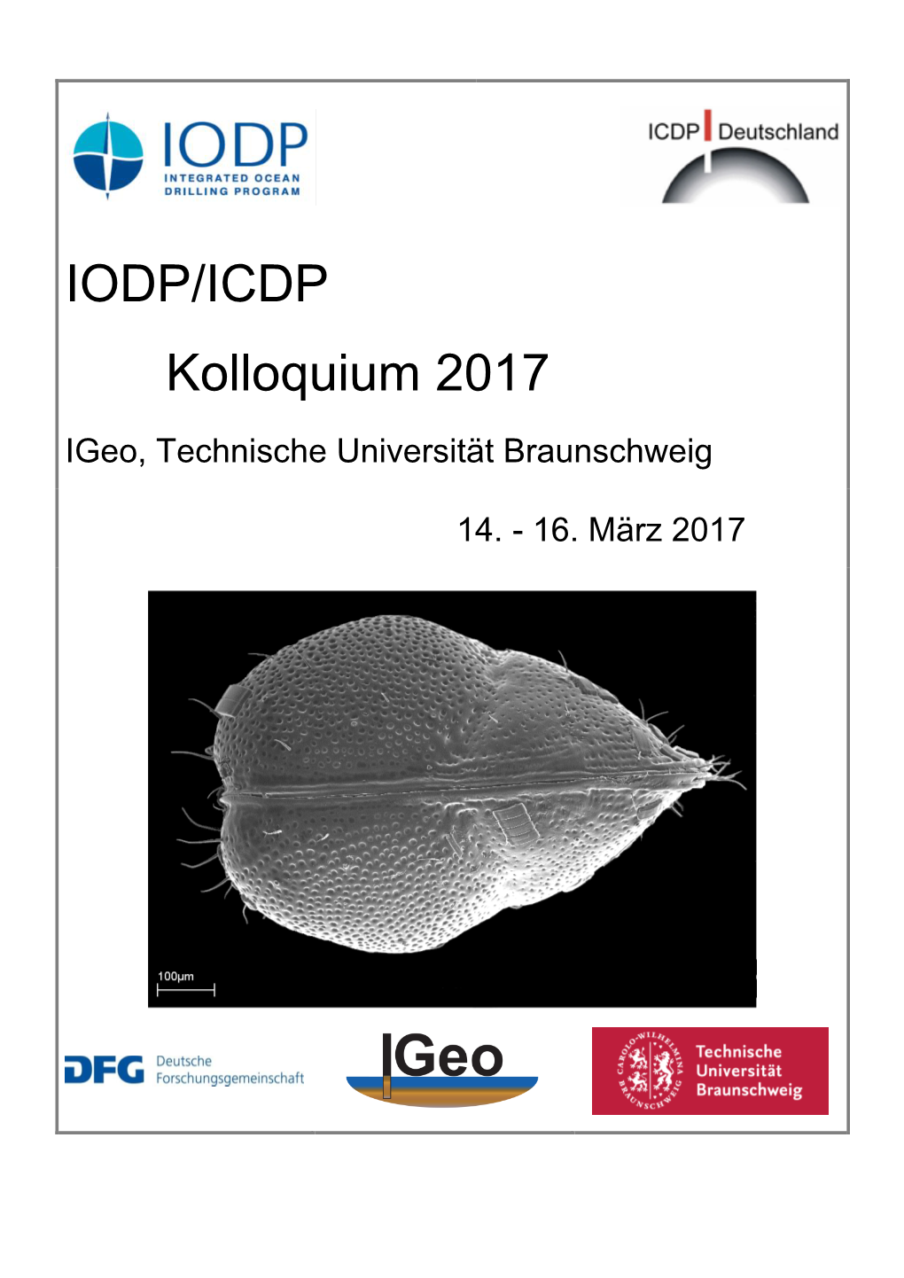 IODP/ICDP Kolloquium 2017