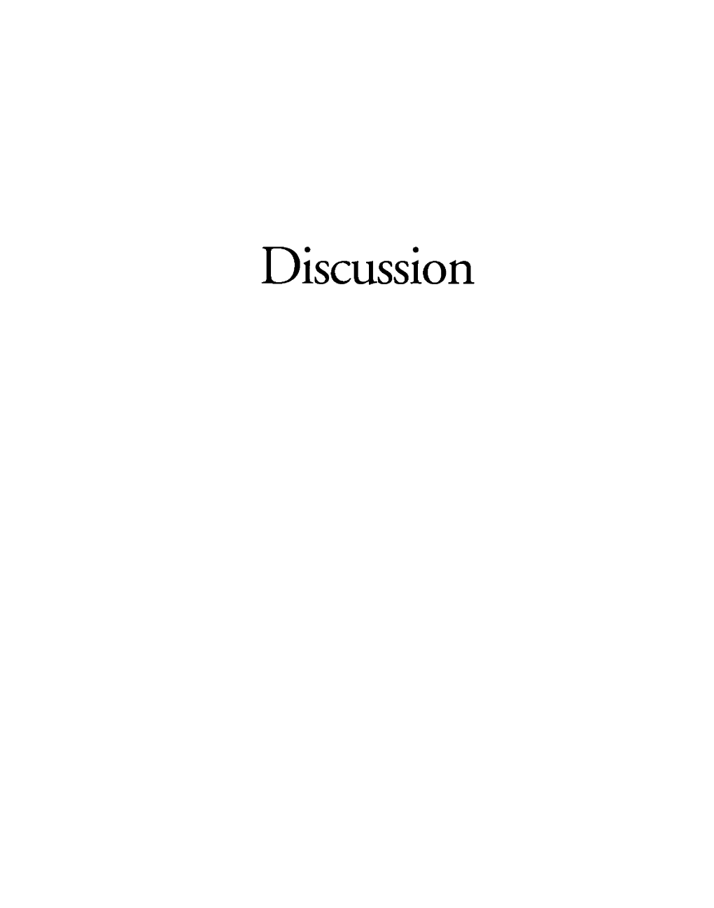 Discussion Summaryof Discussionand Recommendations from the Conference