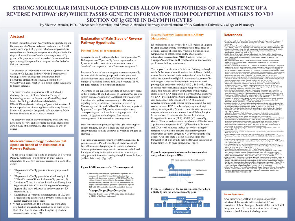 Strong Molecular Immunology Evidences