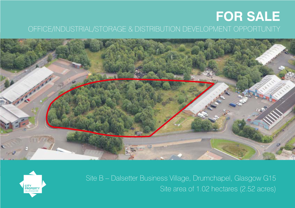 For Sale Office/Industrial/Storage & Distribution Development Opportunity