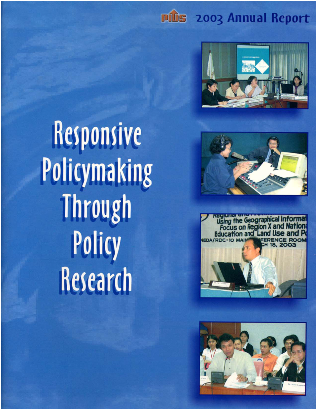 PIDS Annual Report 2003