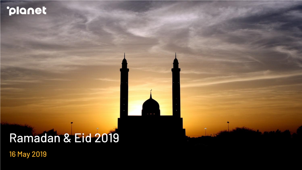 Ramadan & Eid 2019