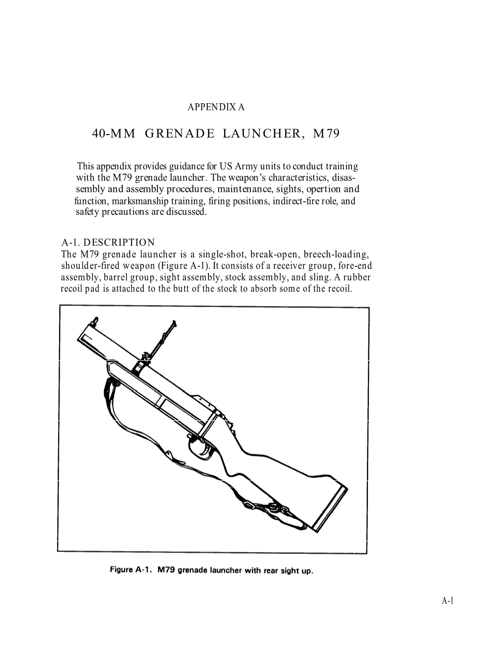 40-Mm Grenade Launcher, M79